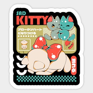 Sad Kitty Sticker